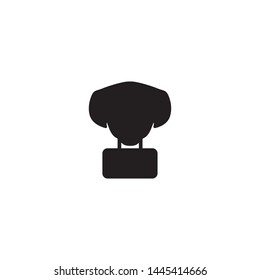 dog pet logo vector icon illustration inspiration
