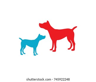 Dog pet logos
