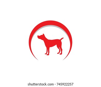 Dog pet logos
