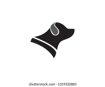 dog pet logotype silhouette