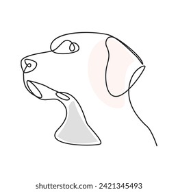 Dog pet one line continues outline vector art illustration and tattoo design
continues Dog pet singal outline vector line art illustration and tattoo design
