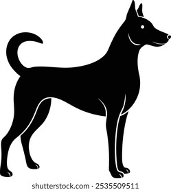 cão, animal de estimação, cachorrinho, silhueta, gráfico, mamífero, amigos, cachorro, contorno, clip-art, pedigree, buldogue, puro-sangue, pé, pata, perfil, terrier, imagem, arte, contorno, emblema cão vetor ícone