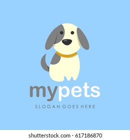 Dog and pet shop logo vector