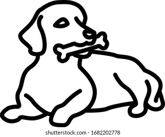 Vektorillustration für Hundehunde