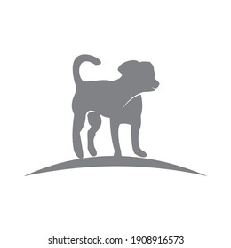 Dog Pet template design Animal illustration Emblem Mascot