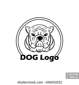 Dog. A pet. Vector illustration. The icon. For your design.