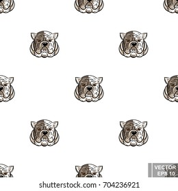 Dog. A pet. Vector illustration. The icon. For your design.