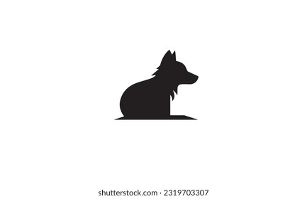 Dog pet vector logo design