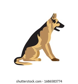 Dog pet vector ready to use for web design