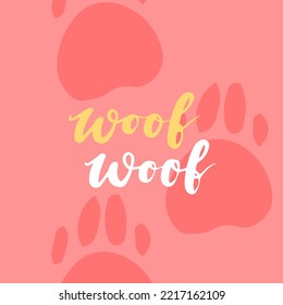 Dog Phrase Colorful Poster. Inspirational Quotes About Dogs. Hand Written Phrases About Dog Adoption. Adopt A Dog. Saying About Dogs.