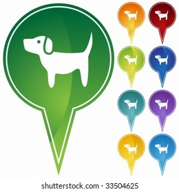 dog pin
