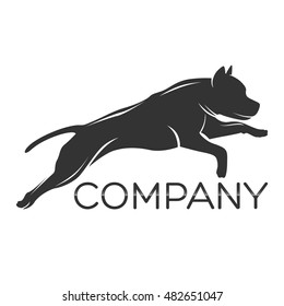 Dog Pitbull Logo