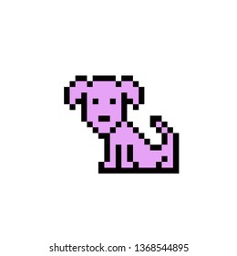 Dog pixel art