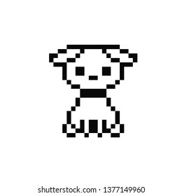Dog pixel art