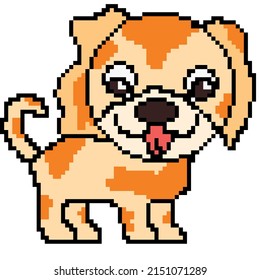 Dog Pixel Item Virtual Item for Game or Graphics