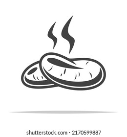 Dog poop icon transparent vector isolated