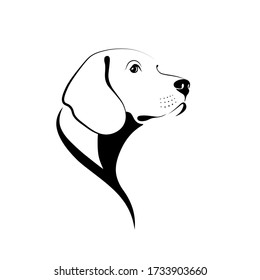 Beagle Outline Images, Stock Photos & Vectors | Shutterstock