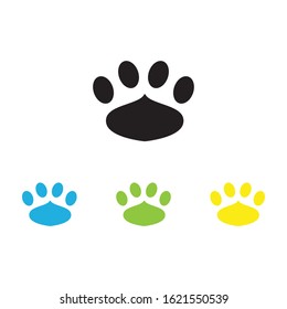 DOG print icon vector logo template