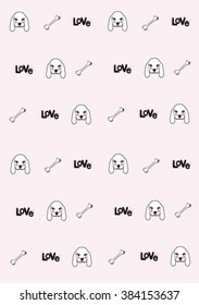 dog printable illustration