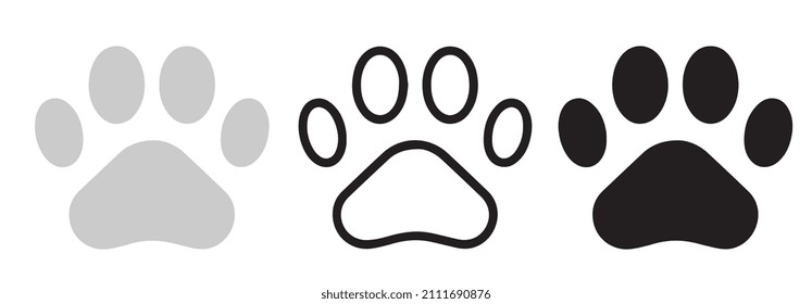 Dog Puppy Liner and Silhouette Thumbs 