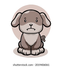 Dog Puppy Vector Image Illustration