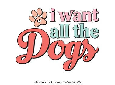 dog quote, retro dog valentine Quote