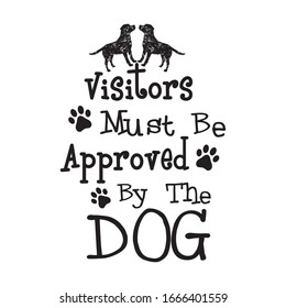 Dog Quotes Vector Design high resolution vector files 