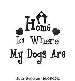 Dog Quotes Vector Design high resolution vector files 