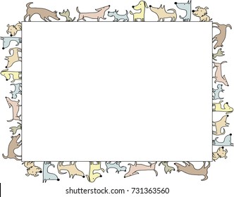 244 Dog Rectangle Card Images, Stock Photos & Vectors 