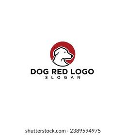  DOG RED LOGO - Vector, EPS10