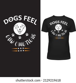 Dog Related T- shirt design vector file