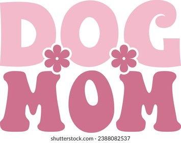 dog retro design and digital download