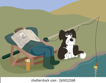 Dog rod rest