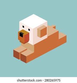 corre de nuevo. ilustración vectorial