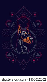 Dog sacred geometry