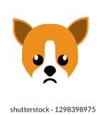 Dog sad face vector which you may can use in your current project.