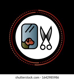 Dog salon vector.
can be an icon, symbol and logo

