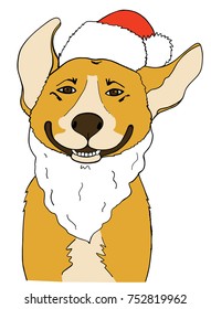 dog santa claus