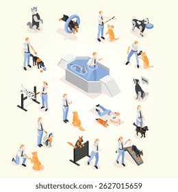 Dog School Icons Collection young concept happiness love friendship leisure mammal smart
