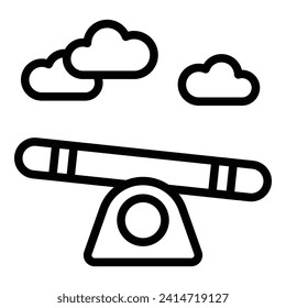 Dog school training board icon outline vector. Pipe training. Fine run play