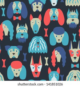 dog seamless pattern