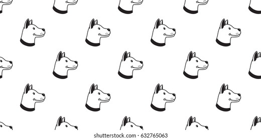 Dog Seamless Pattern / Breed Dog  / Background Wallpaper