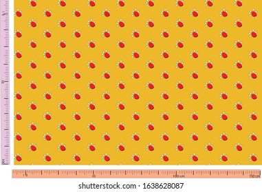 dog seamless pattern color bone