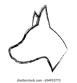 dog shape icon image