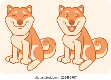 dog Shiba set