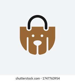 Dog Shop Vector Logo Template