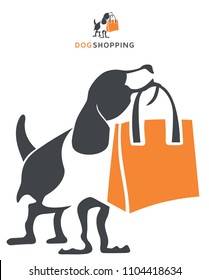 Dog Shopping Icon Design