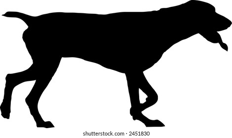 dog silhouette