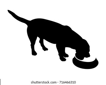 Dog silhouette