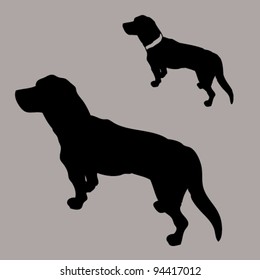 dog silhouette